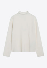 Max Mara Orlaya High-Collar Sweater Ivory ORLAYAWS/R_MAXM-001