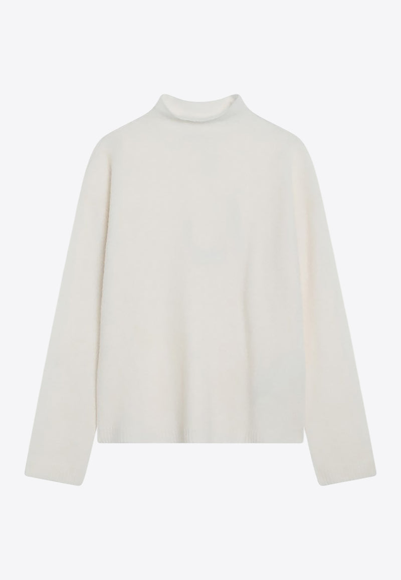 Max Mara Orlaya High-Collar Sweater Ivory ORLAYAWS/R_MAXM-001