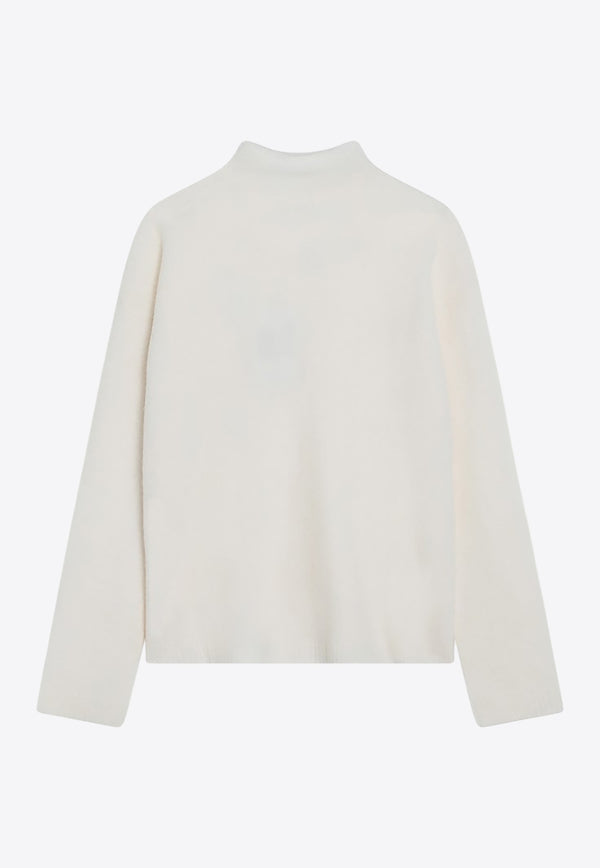 Max Mara Orlaya High-Collar Sweater Ivory ORLAYAWS/R_MAXM-001