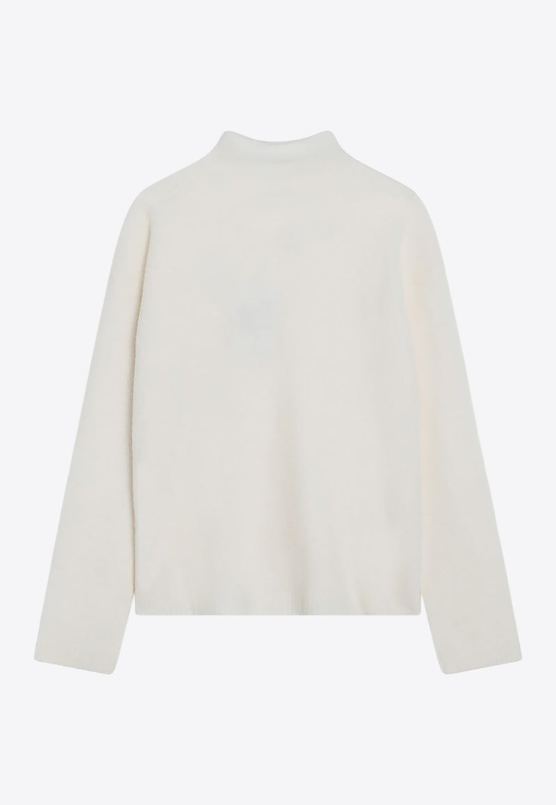 Max Mara Orlaya High-Collar Sweater Ivory ORLAYAWS/R_MAXM-001