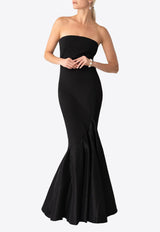 Solace London Rayne Strapless Gown Black OS42042BLACK