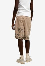 ONLY THE BLIND Colibri Hummingbird Shorts Beige OTB-BS1464_BEIGE