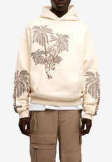 ONLY THE BLIND Sandstorm Tiger Embroidered Hooded Sweatshirt Beige OTB-H1479_BEIGE
