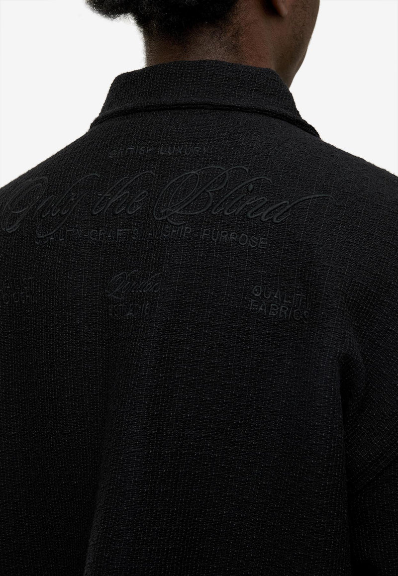 ONLY THE BLIND Havana Crochet Knit Jacket Black OTB-O1523_BLACK