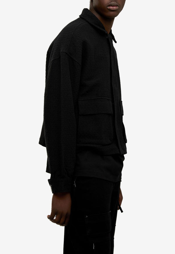 ONLY THE BLIND Havana Crochet Knit Jacket Black OTB-O1523_BLACK