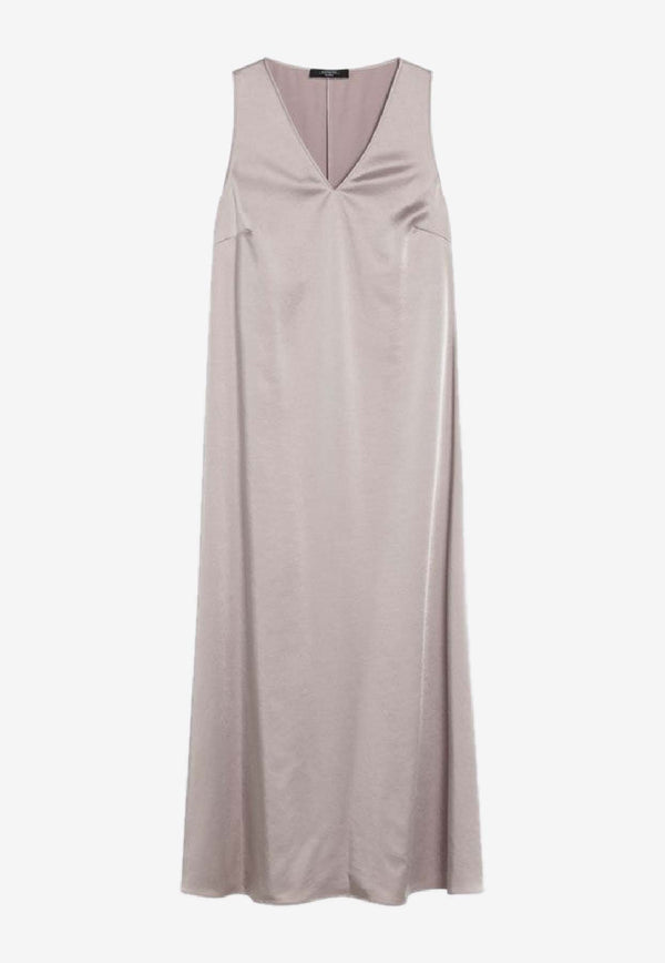 Weekend Max Mara Otellia Satin Fluid Midi Dress Blush OTTELIACO/R_MAXMW-003