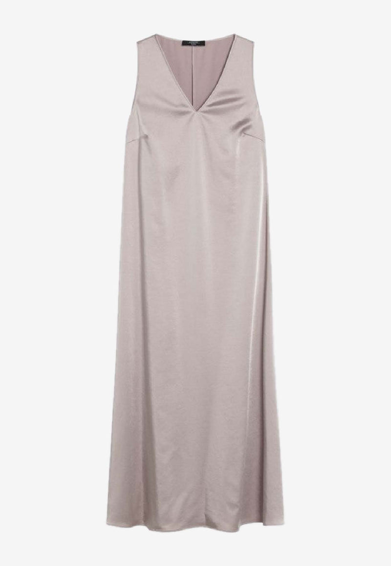 Weekend Max Mara Otellia Satin Fluid Midi Dress Blush OTTELIACO/R_MAXMW-003