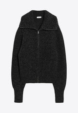 Lemaire Knitted Alpaca Zip Cardigan Black OW1187LK1029/R_LEMAI-MU213
