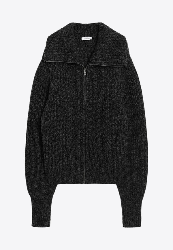 Lemaire Knitted Alpaca Zip Cardigan Black OW1187LK1029/R_LEMAI-MU213