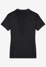 Off-White OFF Stamp Washed Ribbed T-shirt Gray OWAA065F24JER001/P_OFFW-0701