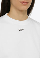 Off-White Logo Print Short-Sleeved T-shirt OWAA081C99JER004/O_OFFW-0110