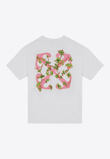 Off-White Ramage Floral Arrows T-shirt White OWAA089F24JER001/P_OFFW-0184