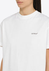 Off-White X-ray Arrows Crewneck T-shirt White OWAA089S24JER001/O_OFFW-0184