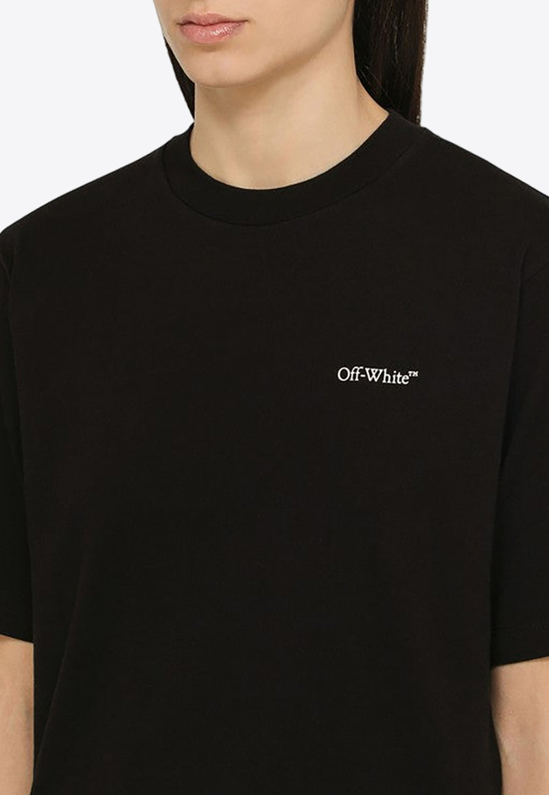 Off-White X-ray Arrows Crewneck T-shirt Black OWAA124S24JER002/O_OFFW-1084