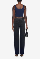 Off-White Signature Corset Top Blue OWAD26TF25JER0014800_BLUE