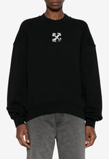 Off-White Graphic Print Sweatshirt Black OWBA075F25FLE0011072_BLACK MULT