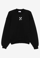 Off-White Graphic Print Sweatshirt Black OWBA075F25FLE0011072_BLACK MULT