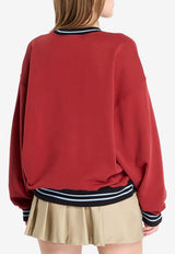 Off-White Sporty Logo Sweatshirt Red OWBA075F25FLE0032610_RED