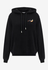 Off-White Fruit and Arrow Print Drawstring Hoodie Black OWBB035F25FLE0011001_BLACK