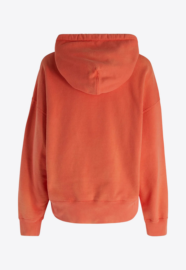 Off-White Laundry Logo Hooded Sweatshirt OWBB049S23JER001-2626 Coral