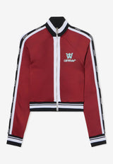 Off-White Serena Zip-Up Track Jacket Red OWBD006F25JER0012670_RED