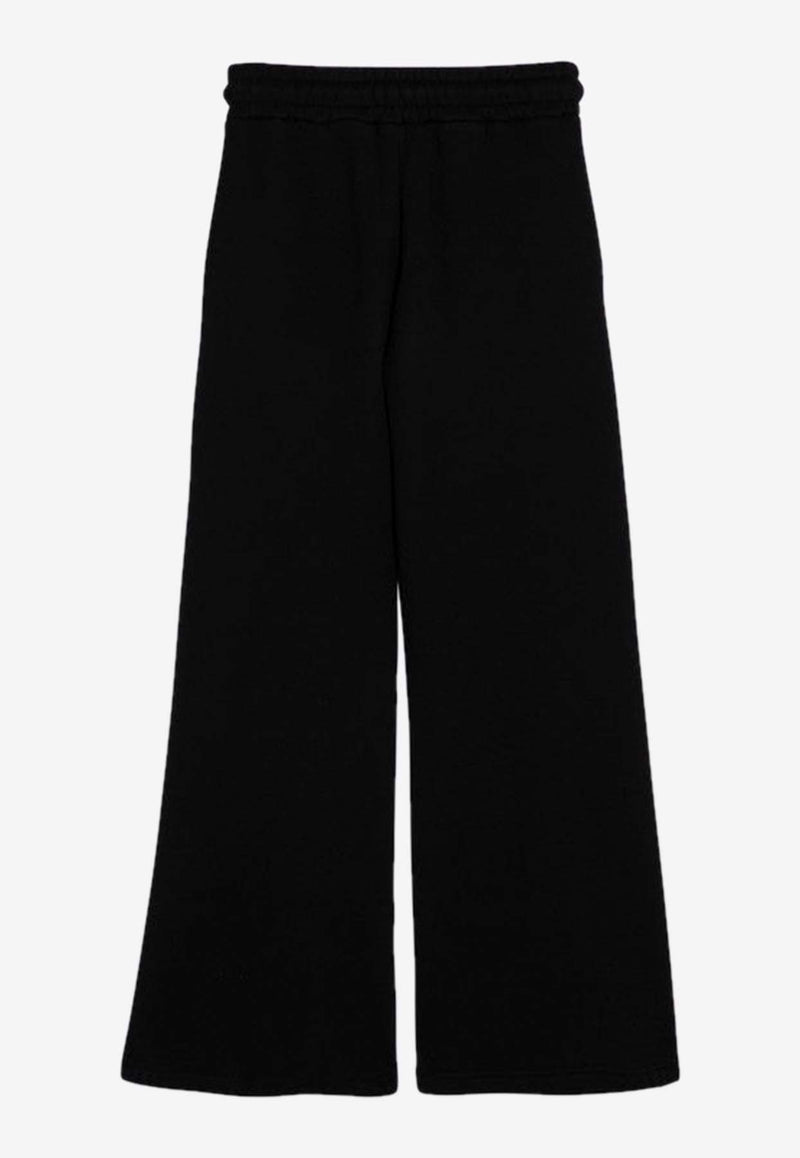 Off-White Embroidered Logo Track Pants Black OWCH022F24FLE001/P_OFFW-103B