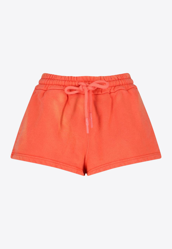 Off-White Laundry Drawstring Shorts OWCI003S23JER001-2600 Coral