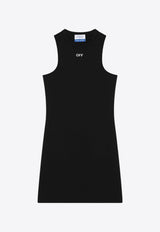 Off-White OFF Stamp Mini Dress Black OWDB463C99JER001/Q_OFFW-1001