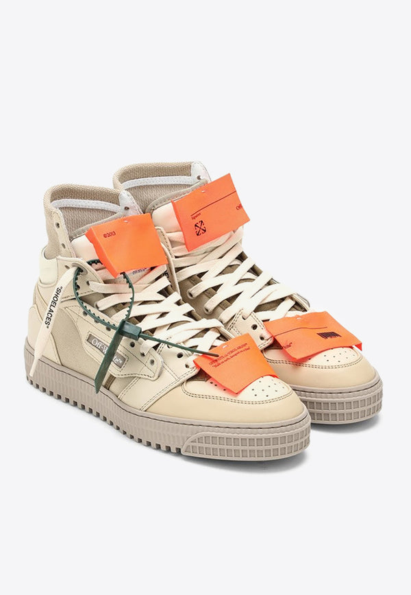 Off-White High Off Court 3.0 Sneakers OWIA112F23LEA001/N_OFFW-6161 Beige