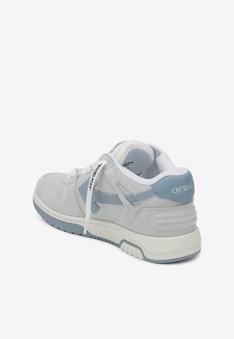 Off-White Out of Office Leather Sneakers  Gray OWIA259F25LEA005/R_OFFW-0642
