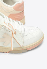 Off-White Out Of Office Low-Top Sneakers Pink OWIA259S24LEA005/O_OFFW-0130
