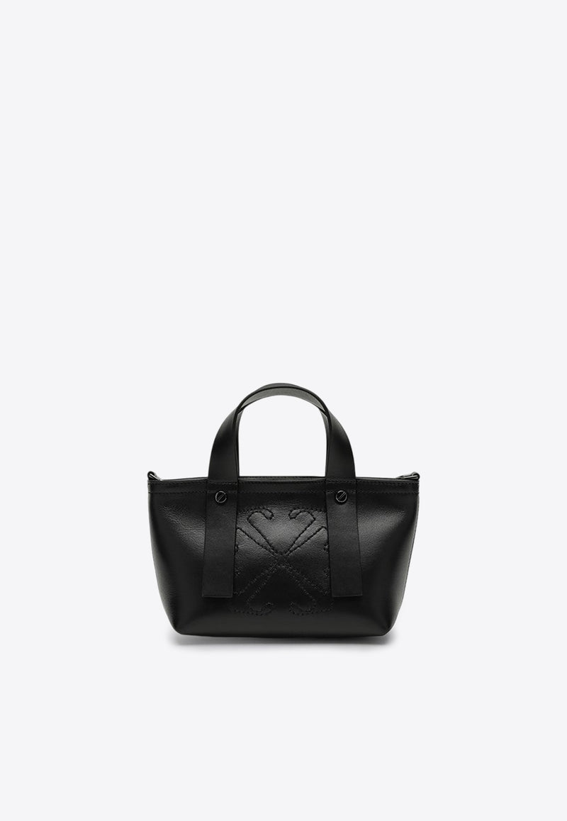 Off-White Day Off Leather Tote Bag Black OWNA226C99LEA001/P_OFFW-1000