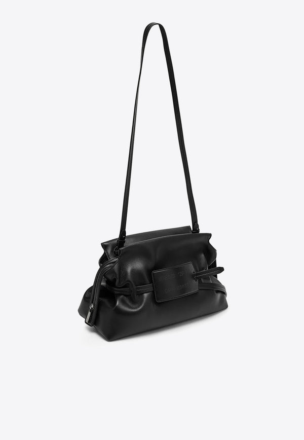 Off-White Zip Tie Leather Shoulder Bag Black OWNM048S24LEA001/O_OFFW-1000