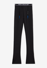 Off-White Logo-band Split Leggings Black OWVV01DF25JER0011032_BLACK