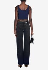 Off-White Spray Susy Straight-Leg Pants Blue OWYA069F25DEN003X300_DENIM