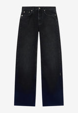 Off-White Spray Susy Straight-Leg Pants Blue OWYA069F25DEN003X300_DENIM