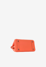 Birkin 25 in Orange Swift with Silver Hardware