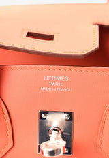 Birkin 25 in Orange Swift with Silver Hardware