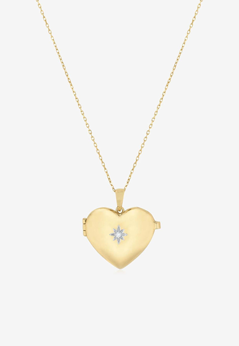 Fabula Heart Locket Necklace in 18-karat Yellow Gold Gold P-FAB-NEC-06850GOLD