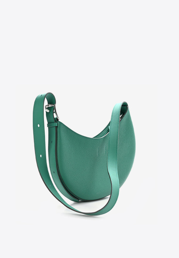 Hermès P'tit Arcon in Vert Vertigo Togo and Swift Leather with Palladium Hardware