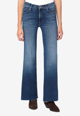 MOTHER Lil Doozy Fray Flared Jeans  Blue P0085-1156DE_MOTH-ZCH