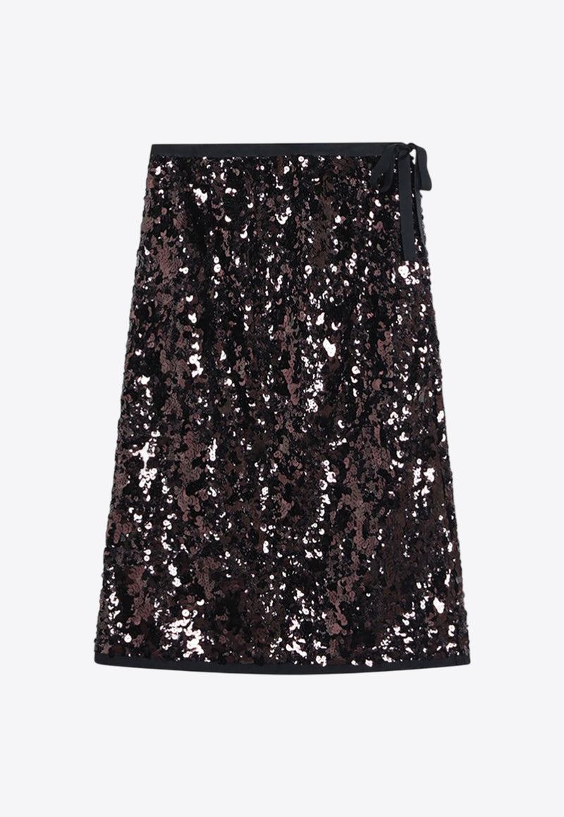 Prada Sequin Embellished Skirt Purple P120ZROOO176A/R_PRADA-F0051