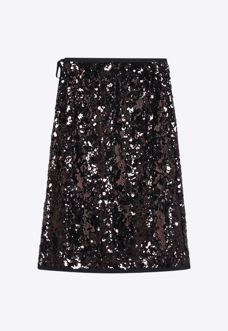 Prada Sequin Embellished Skirt Purple P120ZROOO176A/R_PRADA-F0051