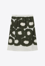 Prada Printed Canvas Skirt Green P123IOOO187Q/S_PRADA-F0161