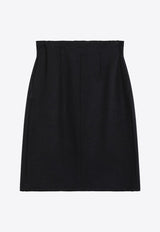 Prada Chevron Wool Skirt  Blue P134ZGOOO18DE/R_PRADA-F0008