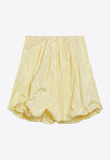 Prada Silk Taffeta Mini Skirt Yellow P136IOOO18LN/S_PRADA-F0061