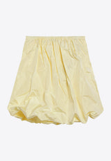 Prada Silk Taffeta Mini Skirt Yellow P136IOOO18LN/S_PRADA-F0061