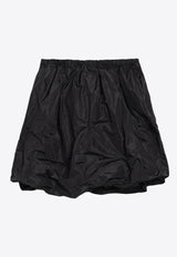 Prada Silk Taffeta Mini Skirt Gray P136IOOO18LN/S_PRADA-F063H
