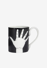Fornasetti Marameo Porcelain Mug Black P14X005