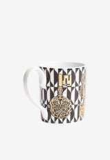 Fornasetti Chiavi Oro e Losanghe Mug Multicolor P14Z195
